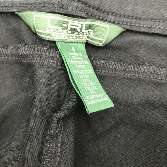 Lauren Ralph Lauren Active Women's Cropped Capi's Size 4 Pull On Stretch - Picture 3 of 5